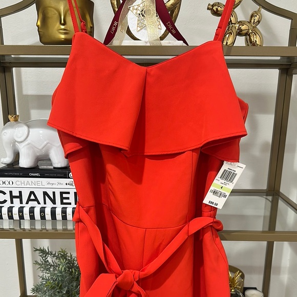 Thalia Sodi Red Jumpsuit - Picture 4 of 10